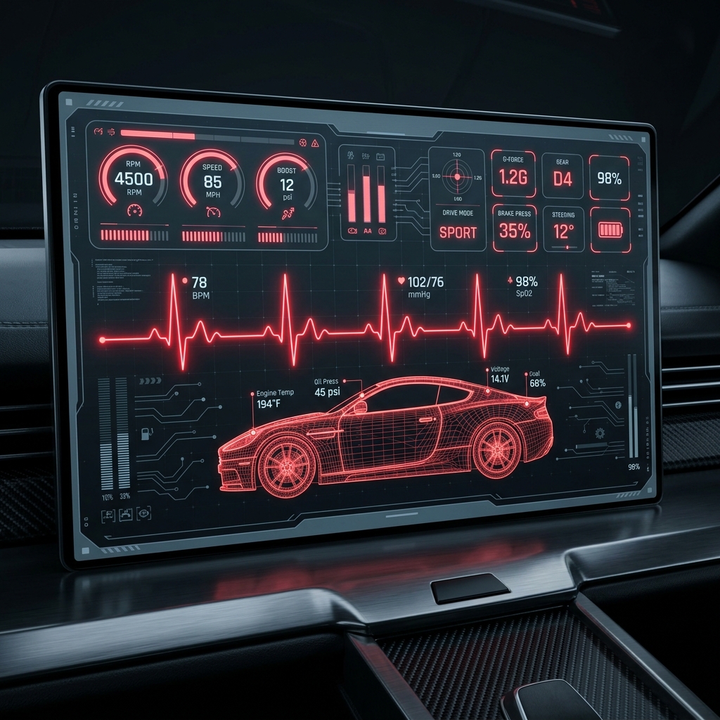 Mechanical Clinic Diagnostics Dashboard Monitor
